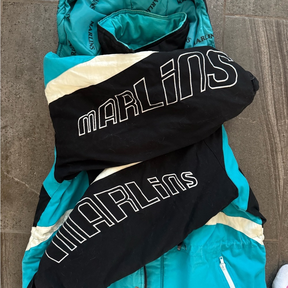 MLB Marlins Throwback starter jacket - image 3
